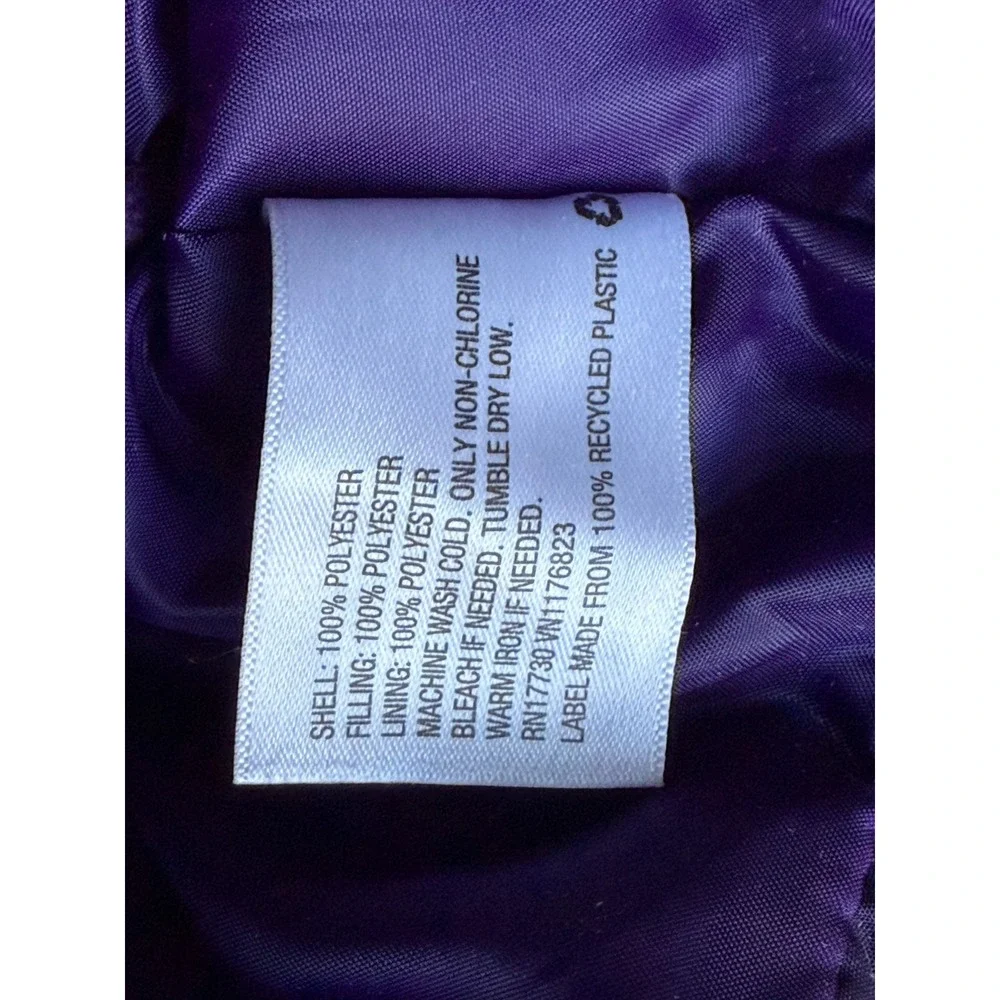 Cherokee Coat 18 Months Purple Floral Puffer Jacket
